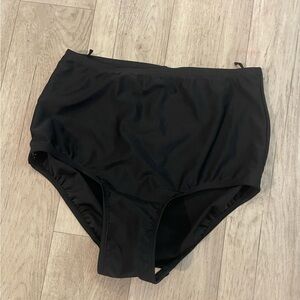 🎉Ceeb high waist swim black bottoms sz 10 NWOT